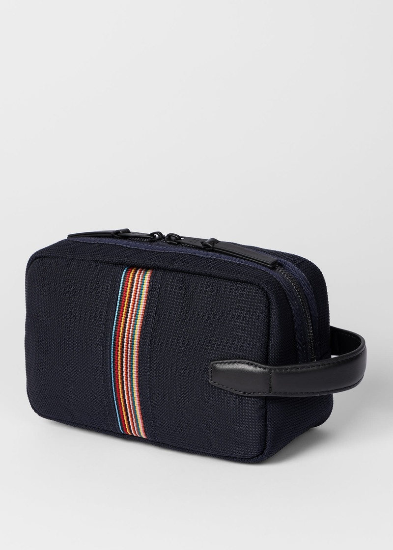 'Signature Stripe' Wash Bag 4