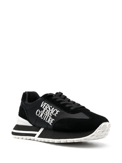 VERSACE JEANS COUTURE logo-print low-top sneakers outlook