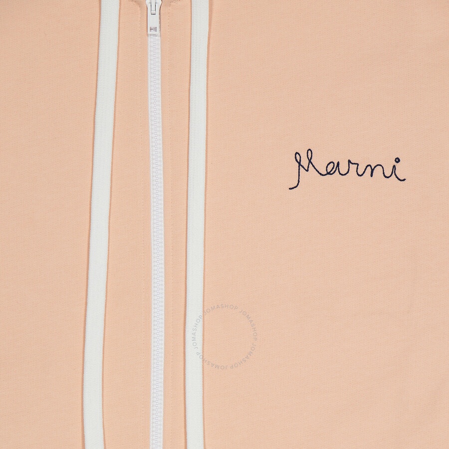 Marni Ladies Long Sleeve Oversized Hoodie - 2