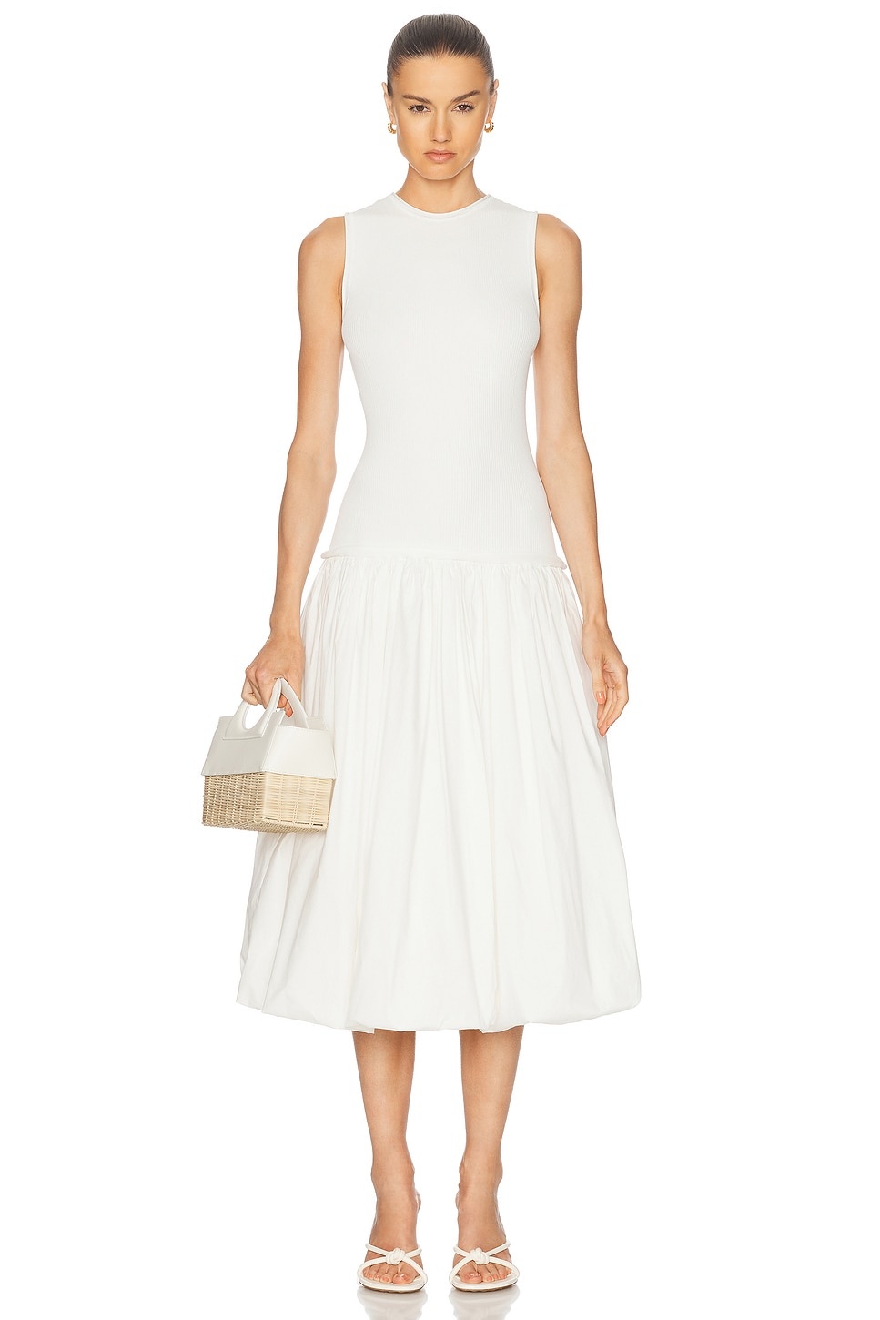Yanez Poplin Combo Dress - 1