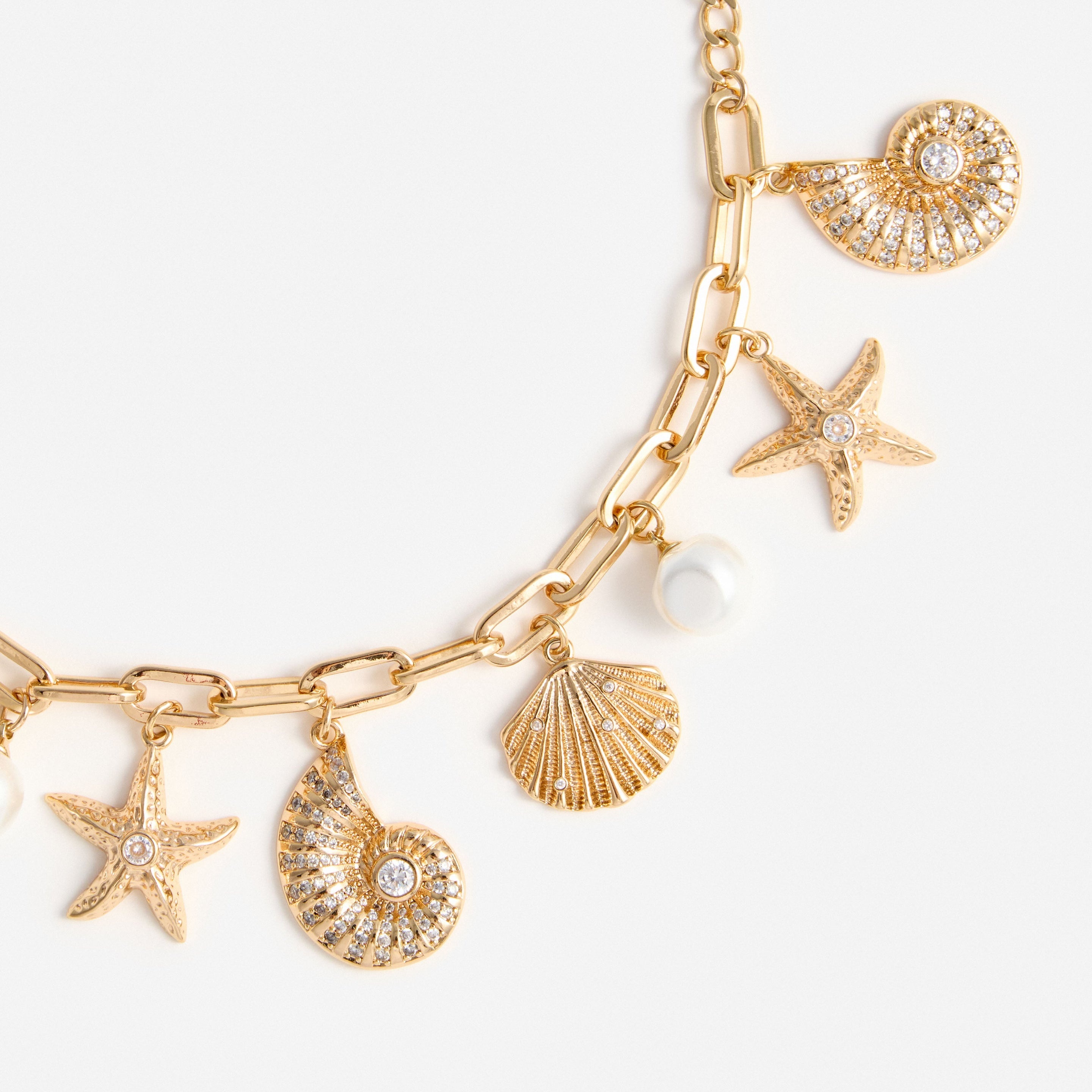 Gold Multi Charm Bracelet - 3