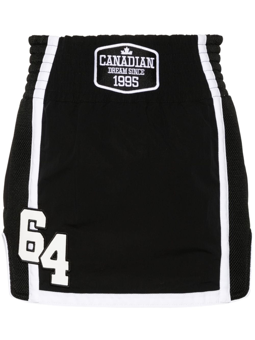 logo-patch mini skirt - 1