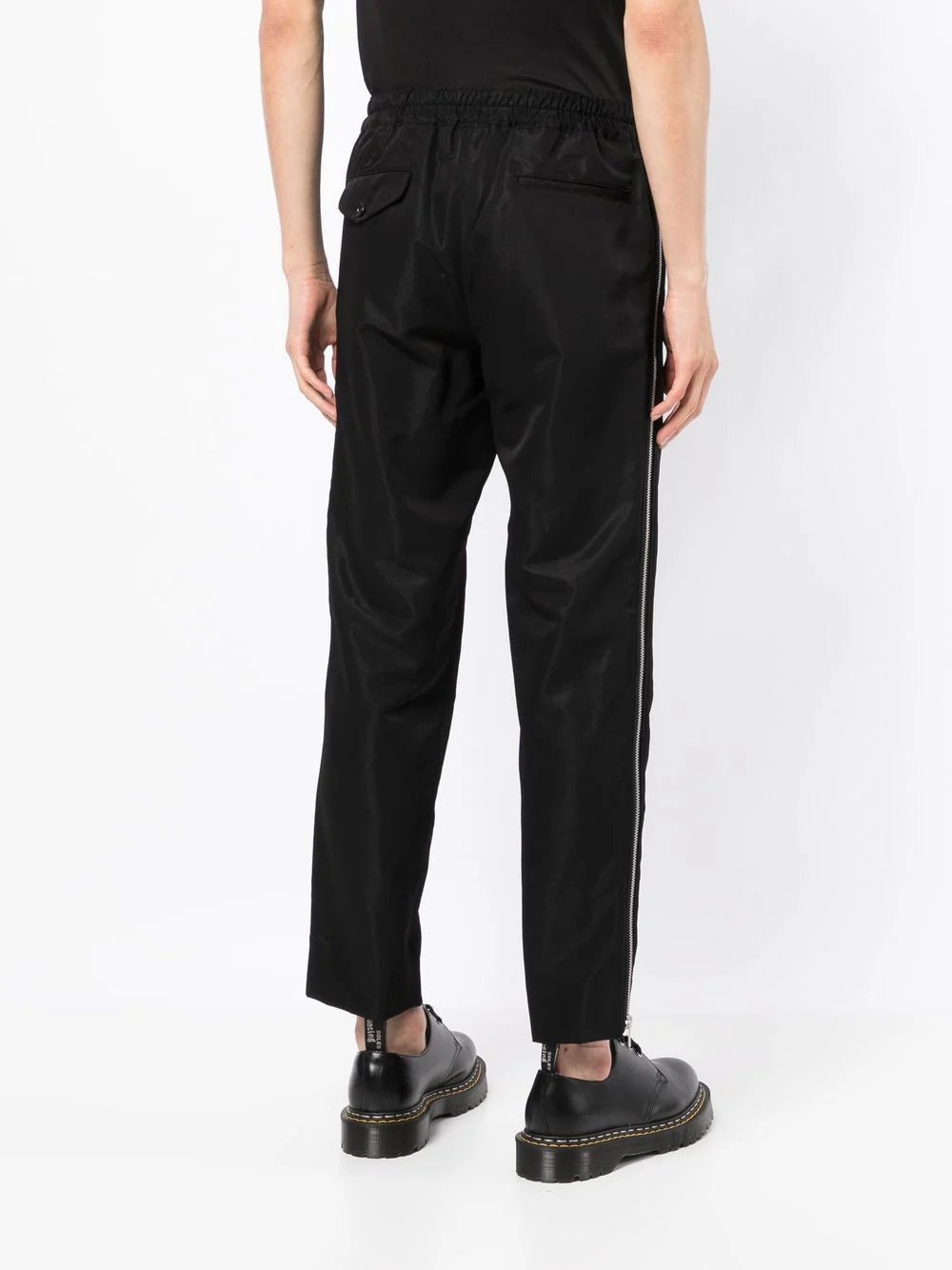 SIDE ZIP-DETAIL TROUSERS - 4