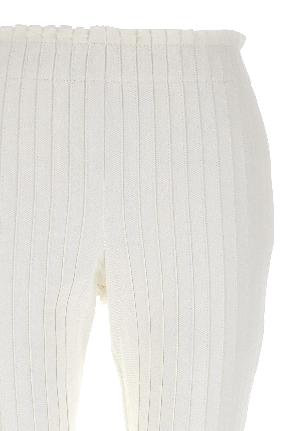 Ribbed pleated pants - 3