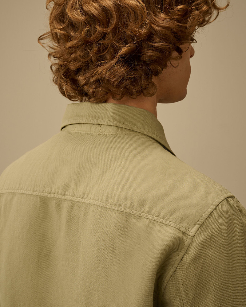Broken Twill Button Overshirt 6