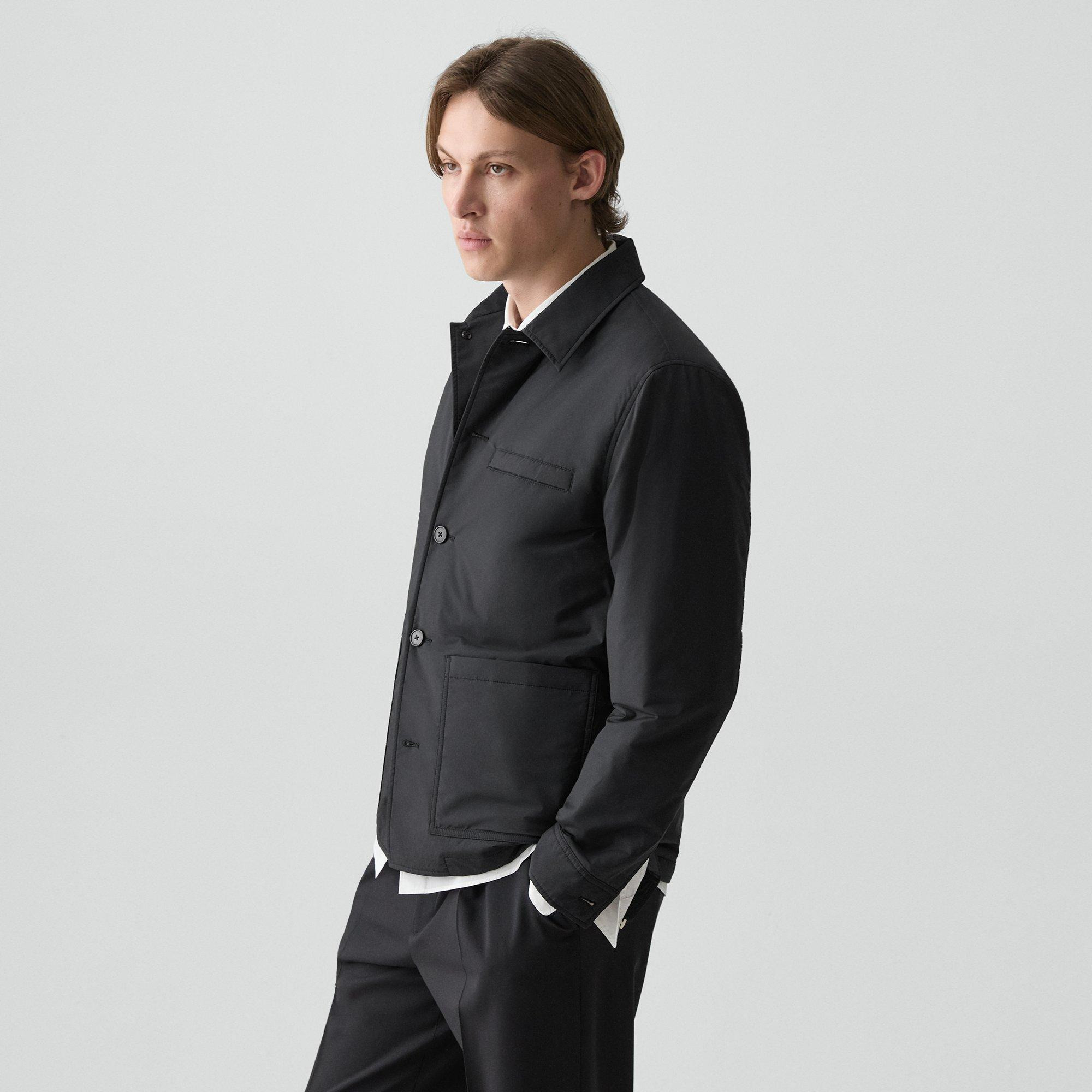Button-Up Jacket in Motion Nylon - 2