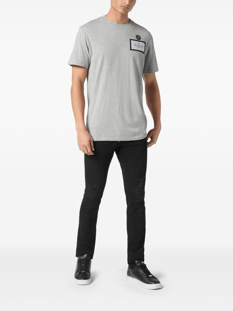 PHILIPP PLEIN logo-patch T-shirt outlook