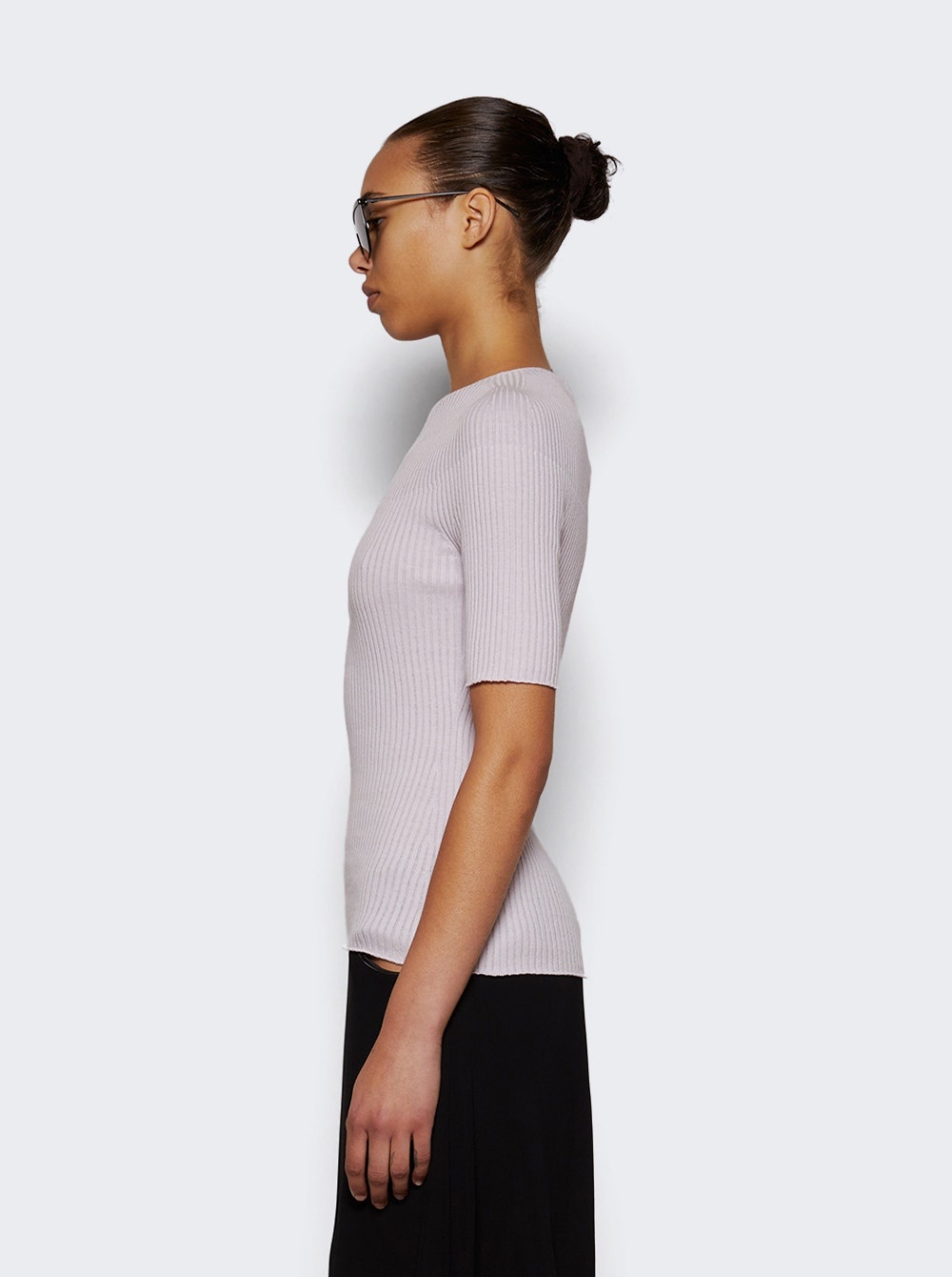 Solar Light Rib Sweater Mist - 4
