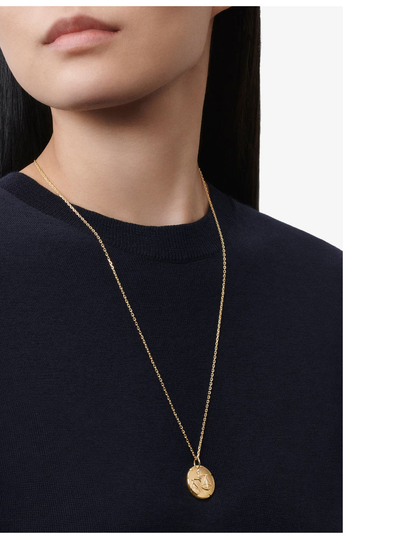 Van Cleef & Arpels Zodiaque Libra 18ct yellow-gold medallion outlook