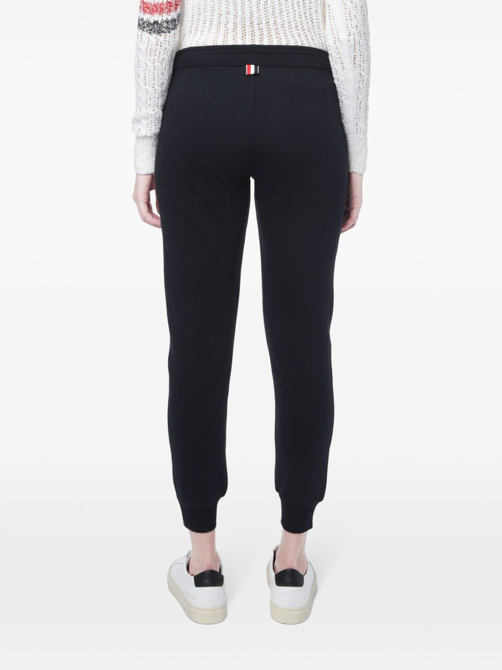 loopback stripe track pants - 4