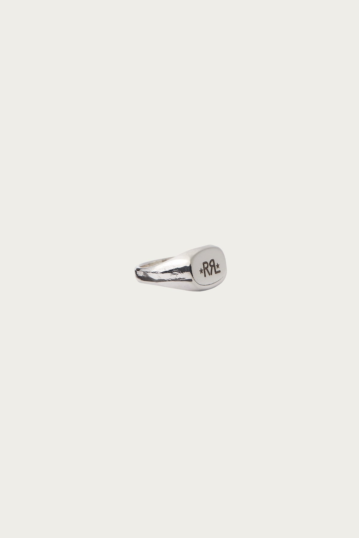 Handmade Sterling Silver Signet Ring - Silver - 2
