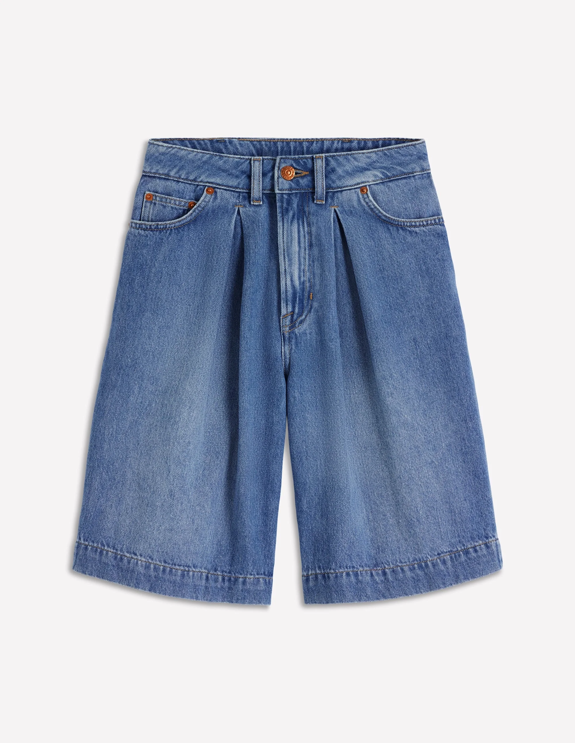 Denim Bermuda Short-Light Vintage - 1