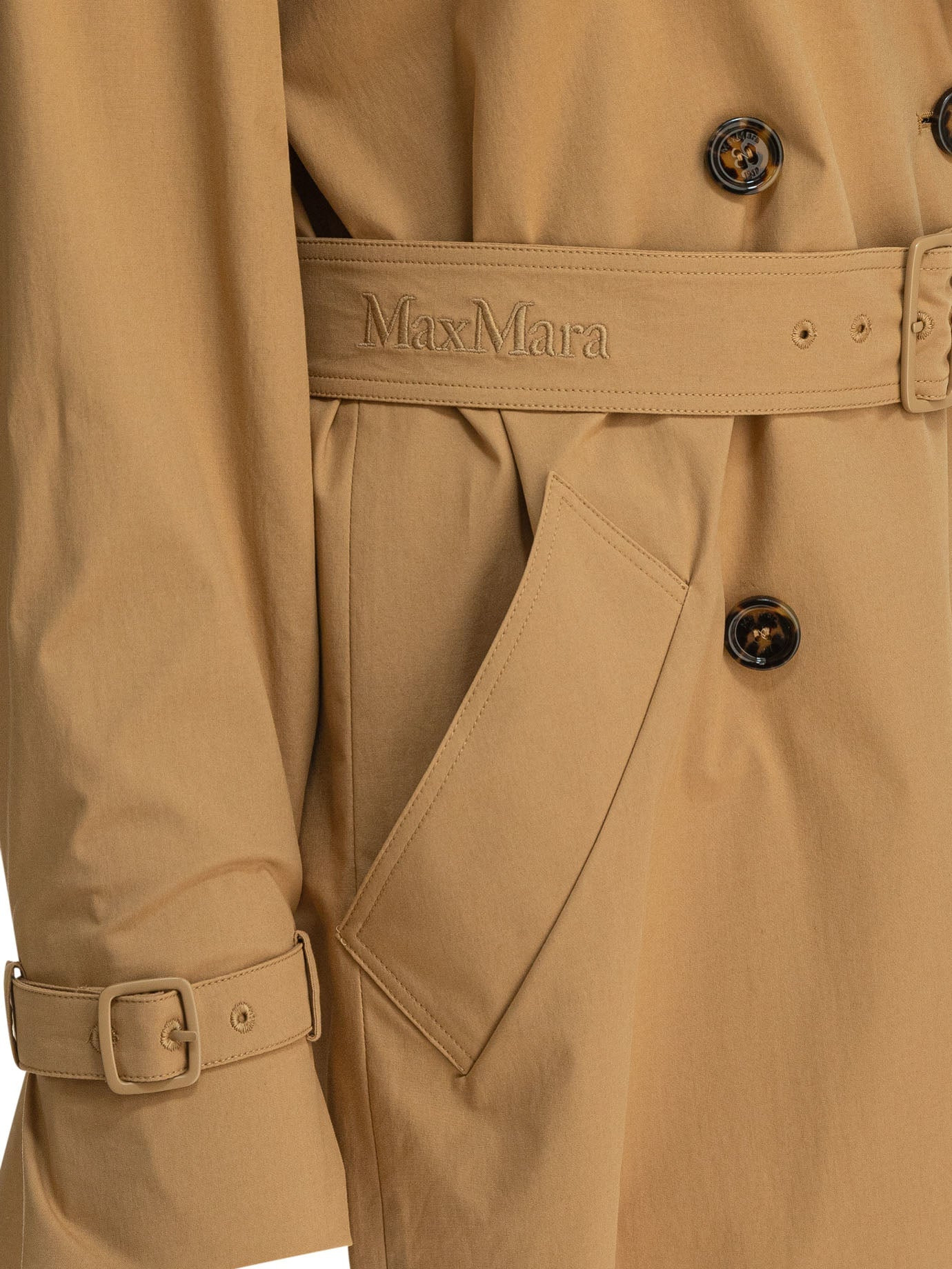Max Mara Women Cotton Canvas Raincoat - 4