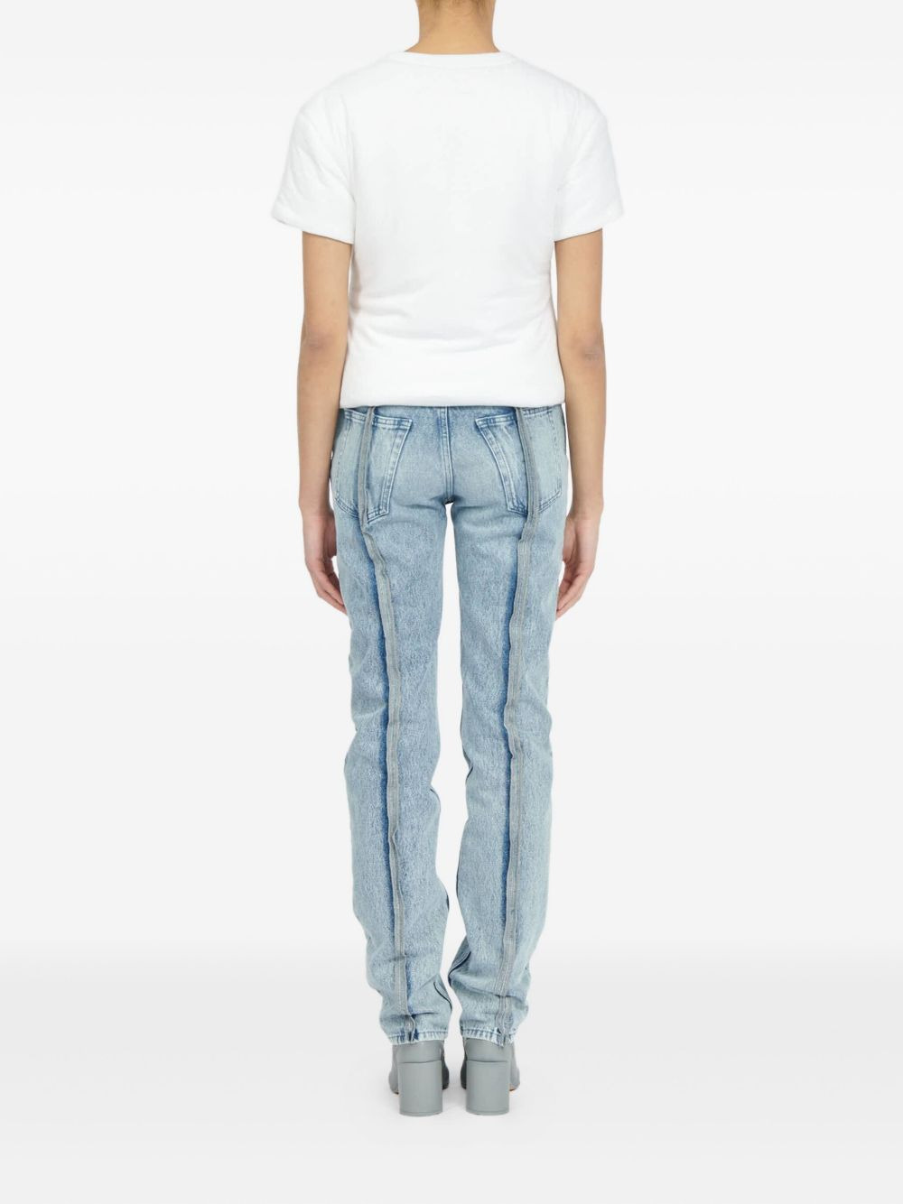 padded cotton T-shirt - 4