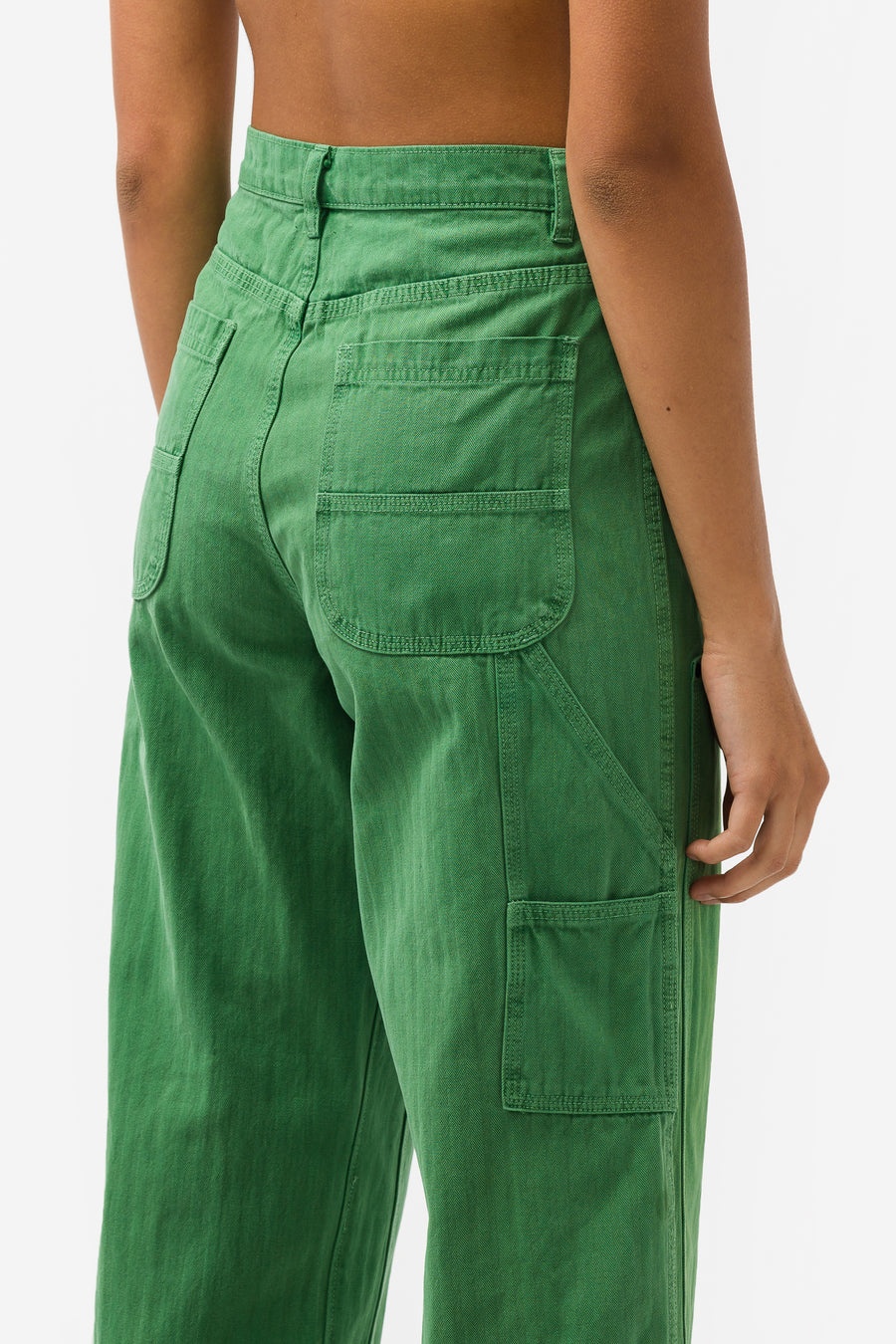 Double Knee Utility Pants in Seafoam - 5