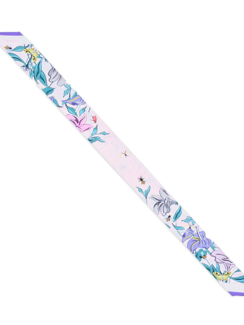 LANCEL floral print headband outlook