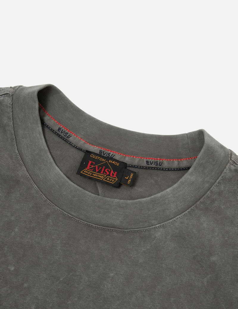 SEAGULL EMBROIDERY WASHED RELAX FIT T-SHIRT 7