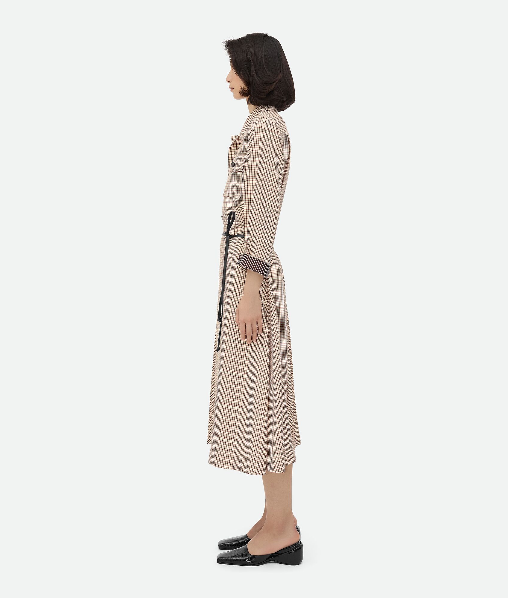 Check Viscose Skirt - 2