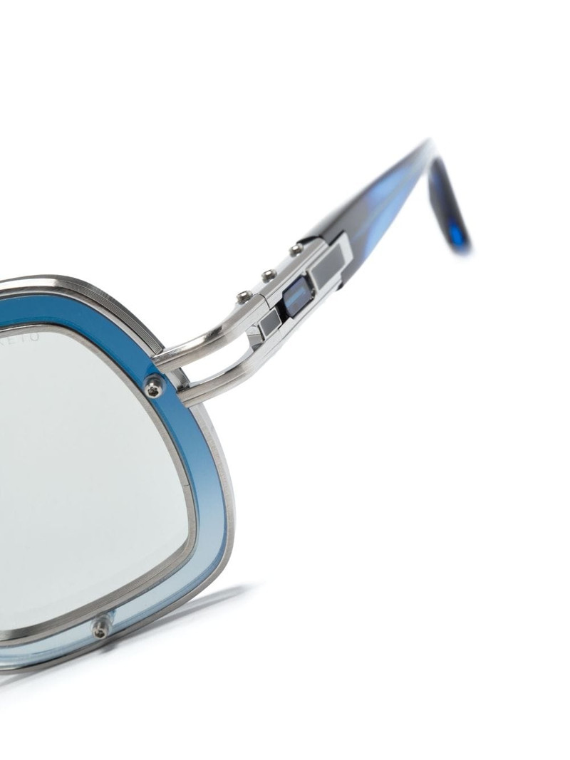 round-frame tinted sunglasses 3