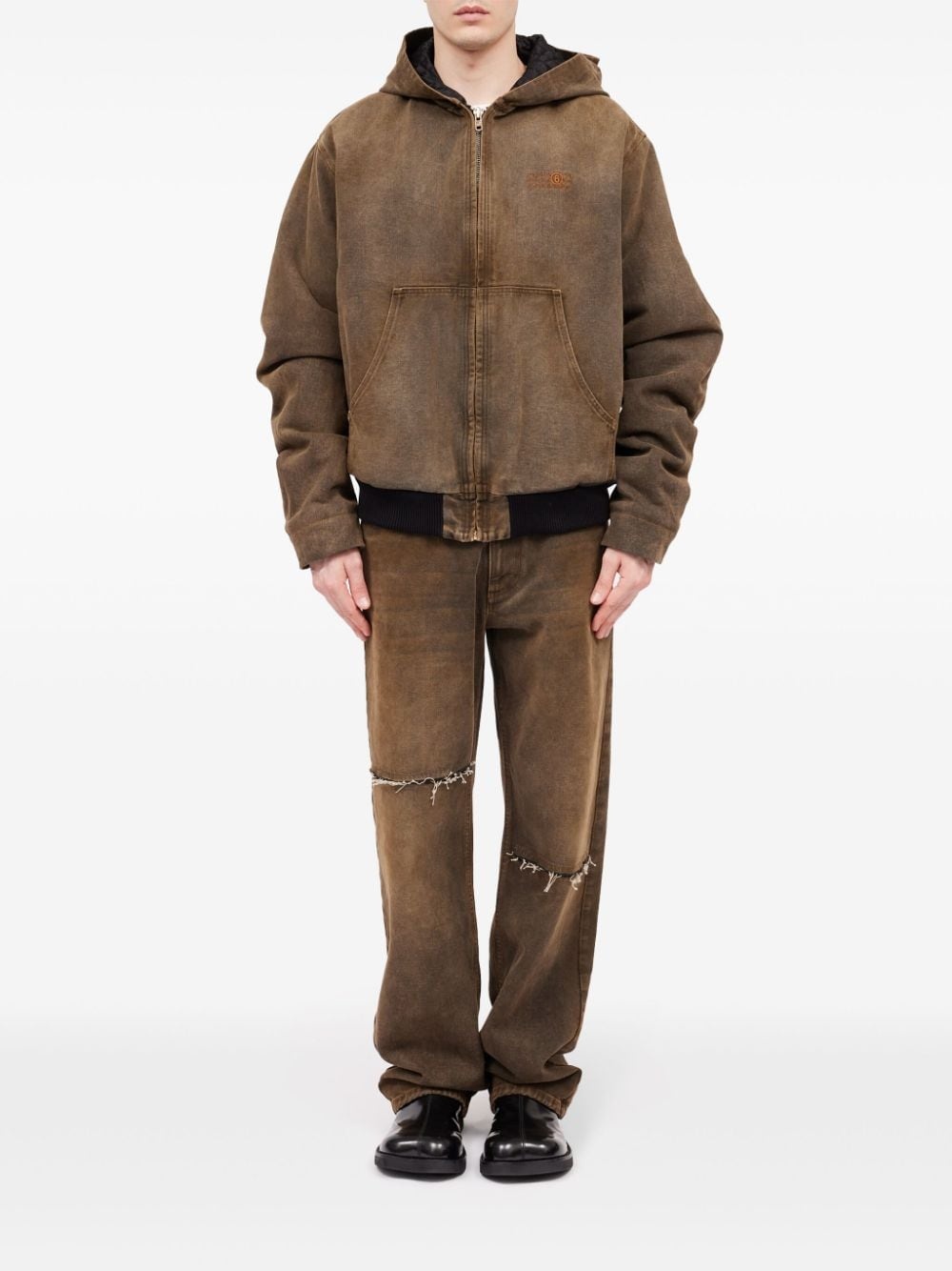 ribbed detail jacket - 2