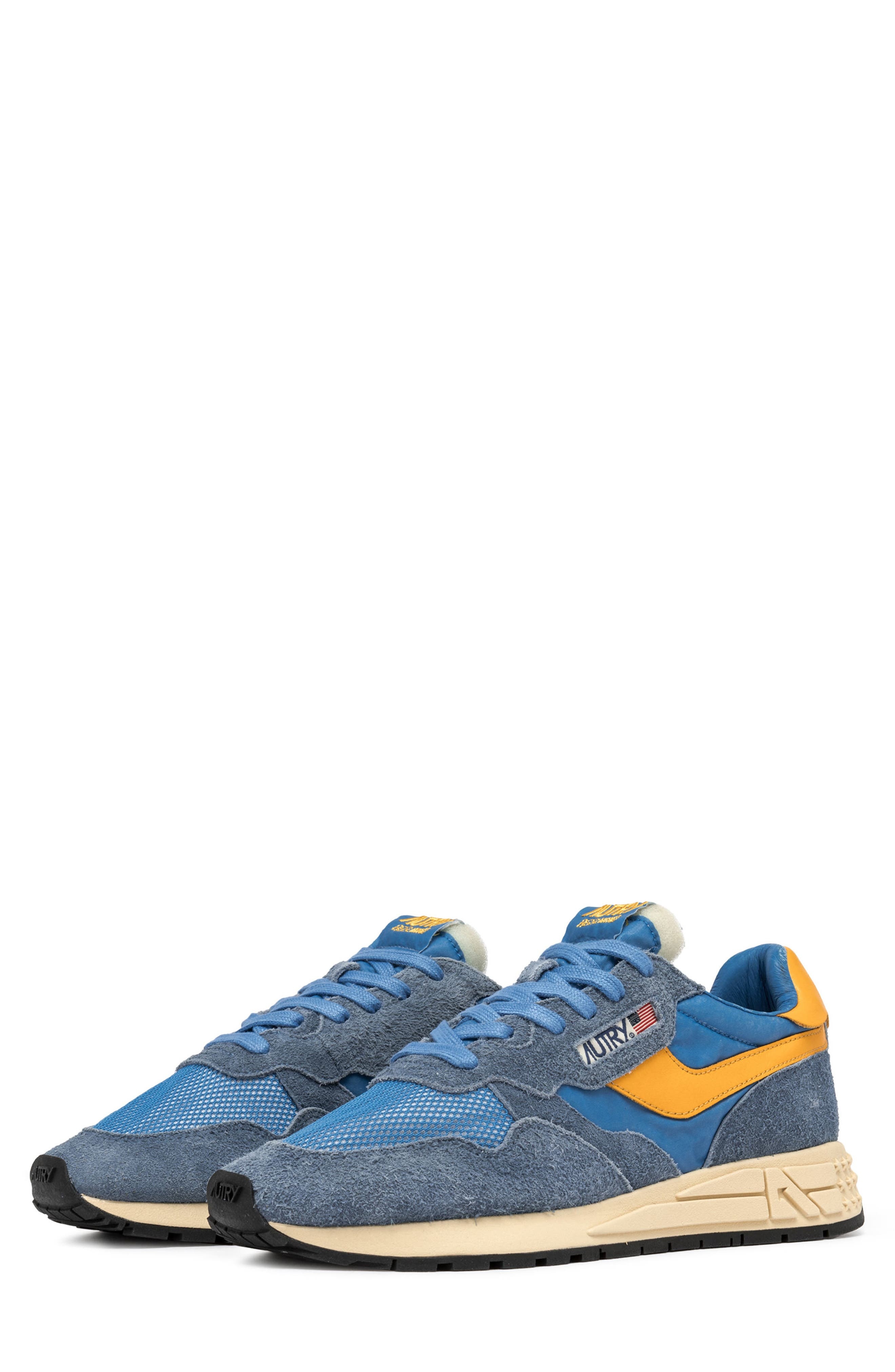 AUTRY Reelwind Low Sneaker in Suede/net Cenble/fus at Nordstrom - 1