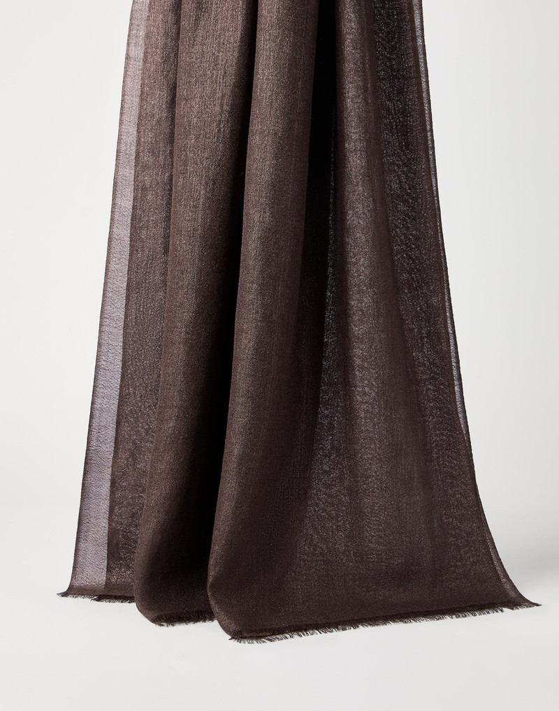 Cashmere and silk sparkling scarf 1