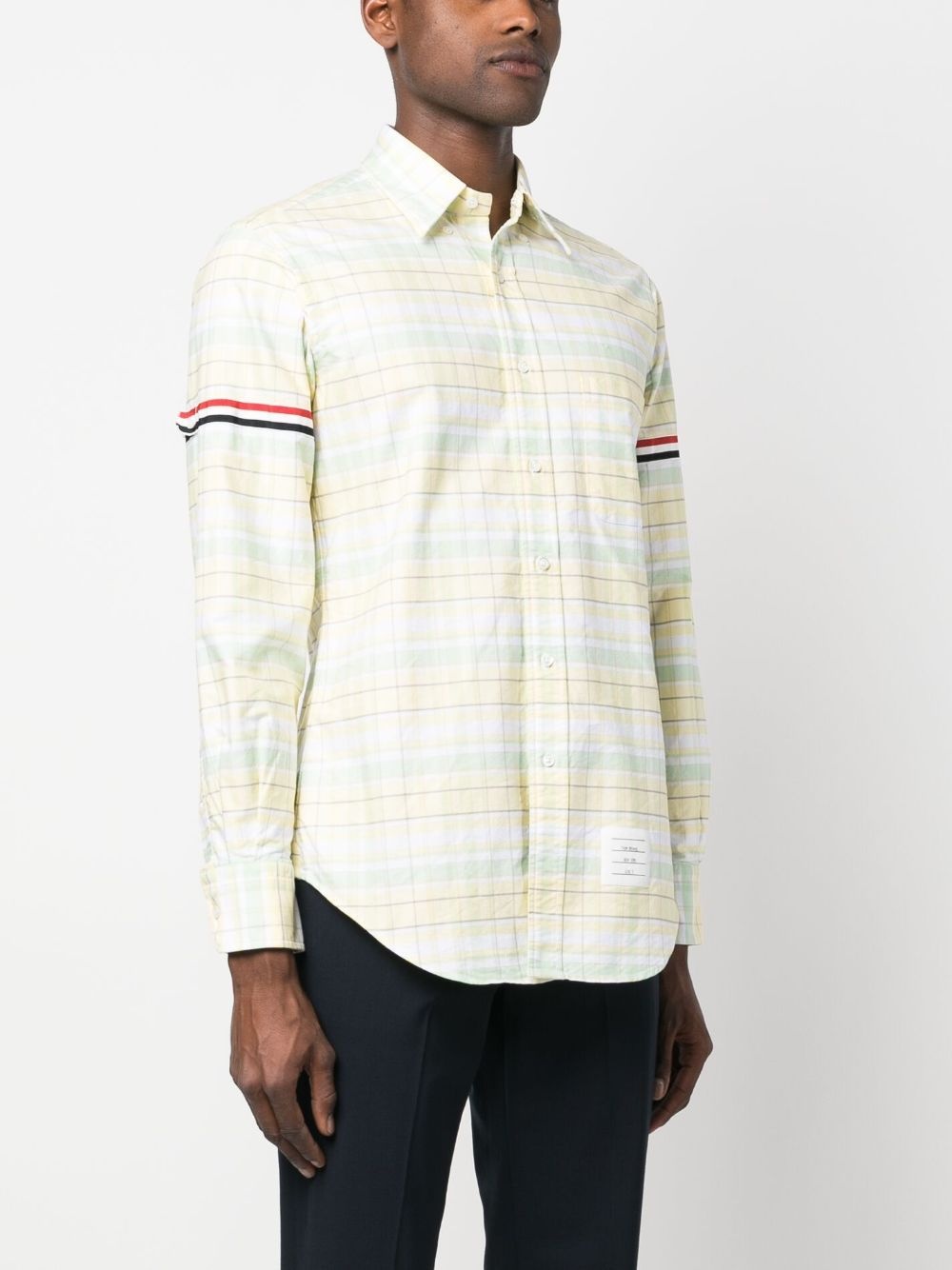RWB-stripe check shirt - 3