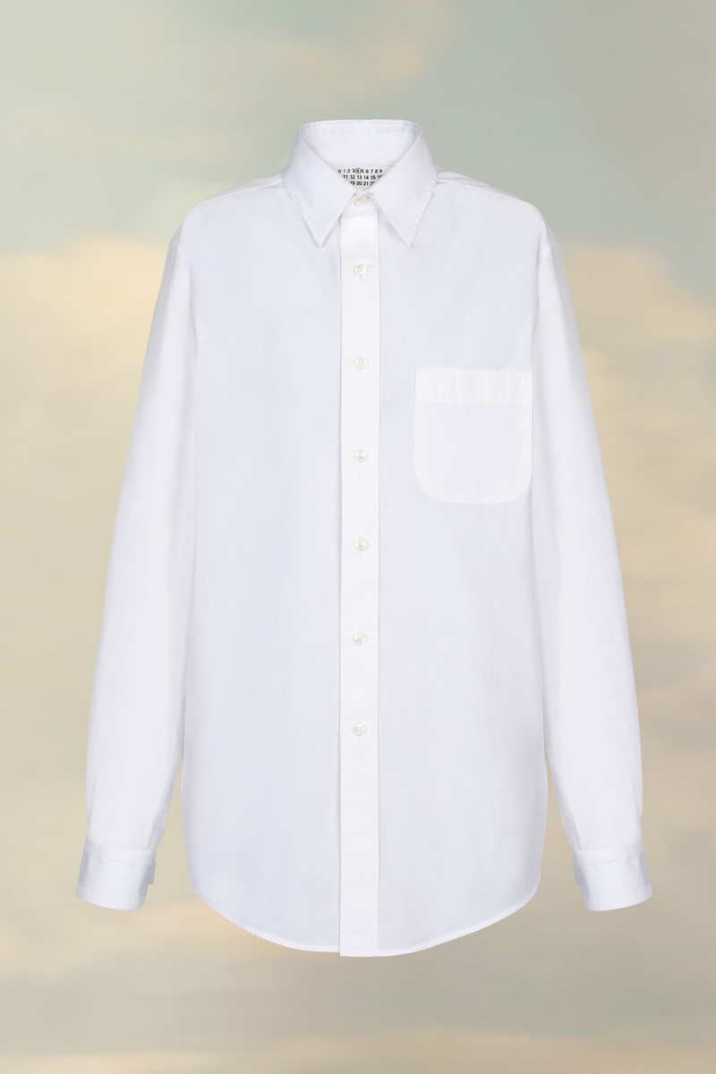 Maison Margiela Eco cotton poplin shirt outlook