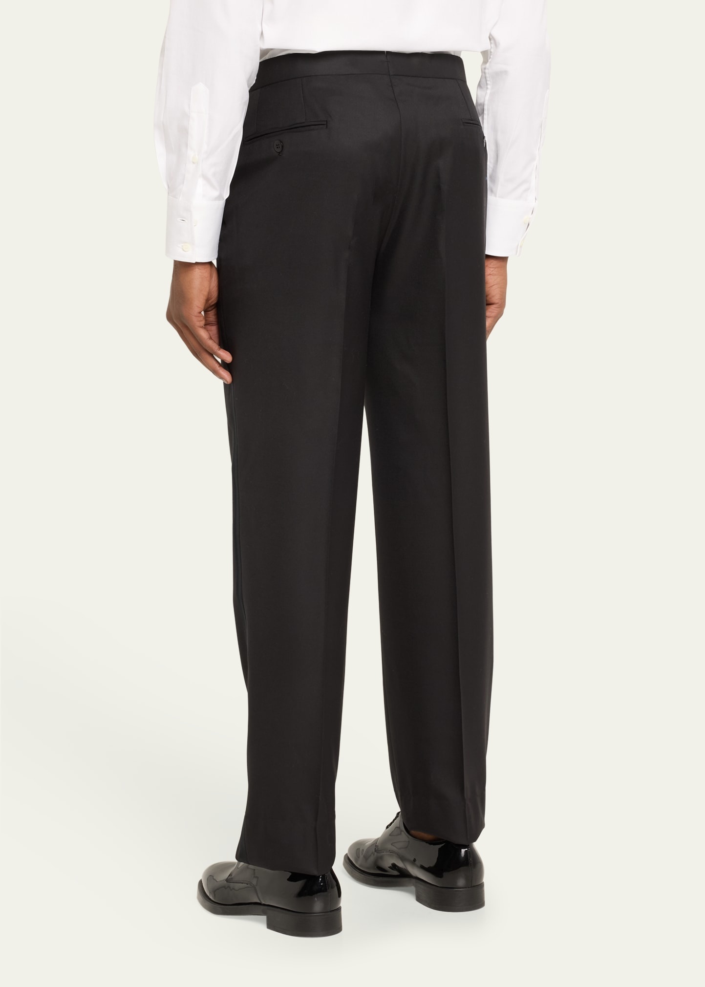 Men's Wool Tuxedo Trousers - 3