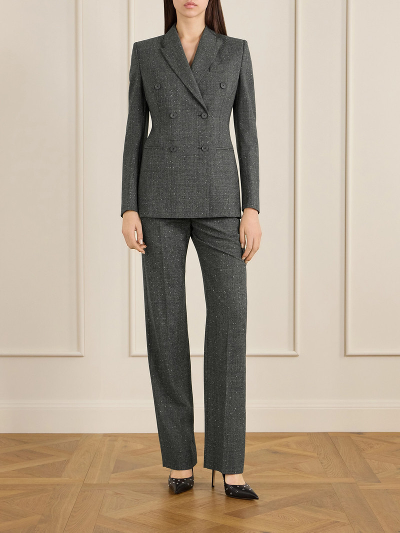 Alexander McQueen Prince Of Wales Wool Straight-leg Pants outlook