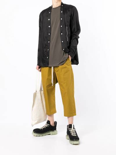 Rick Owens cropped drawstring trousers outlook