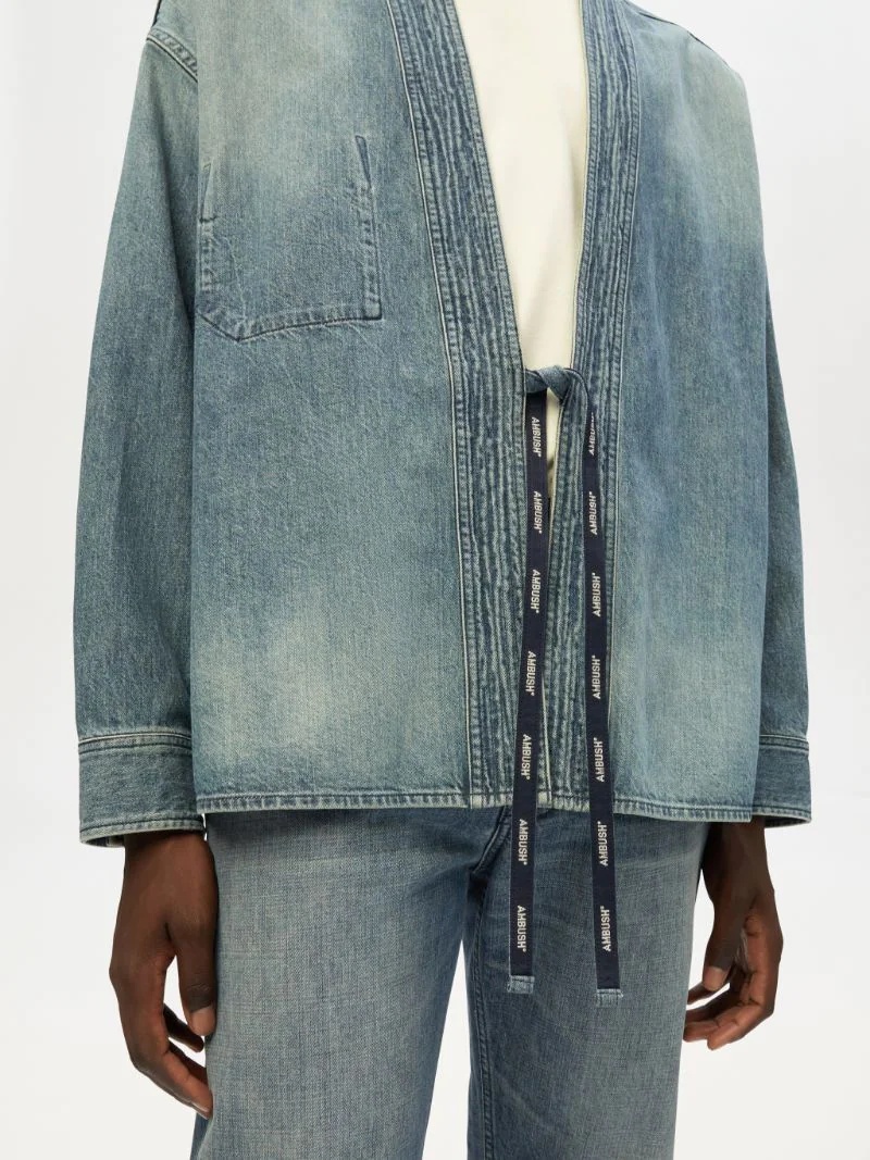 KIMONO DENIM SHIRT - 6