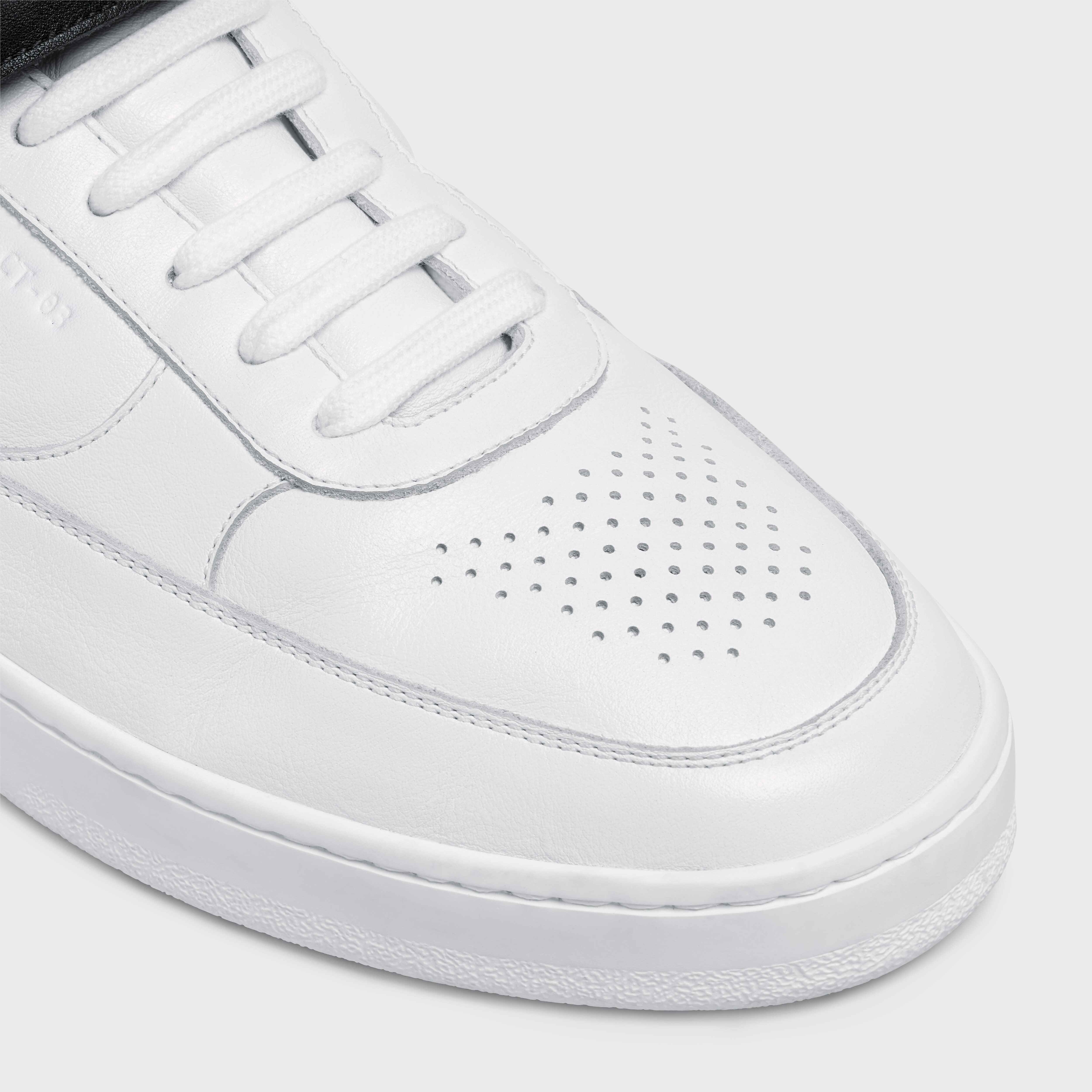 CT-03 HIGH SNEAKER WITH VELCRO in CALFSKIN - 4