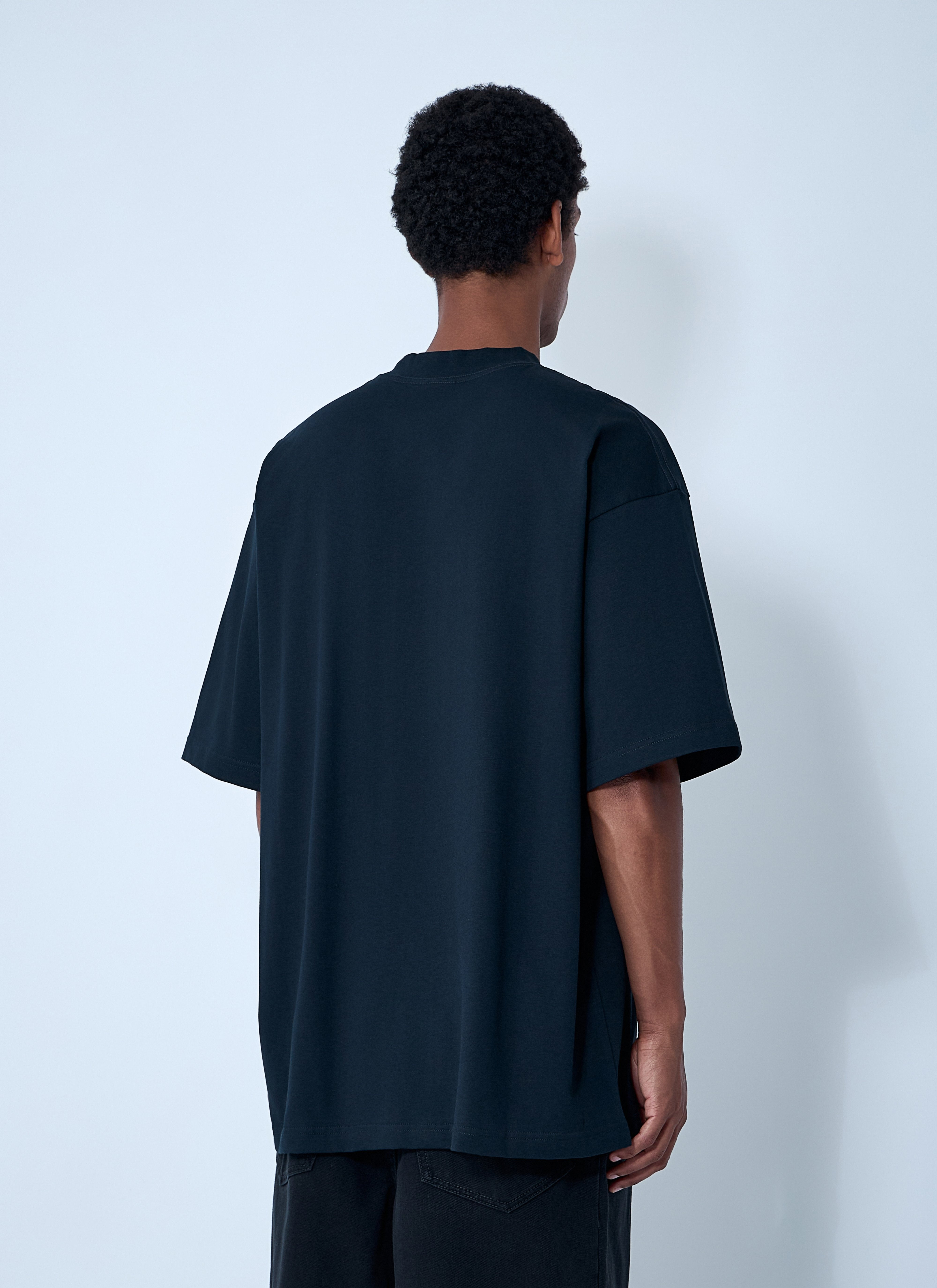 Balenciaga Men Logo Motif T-Shirt - 4