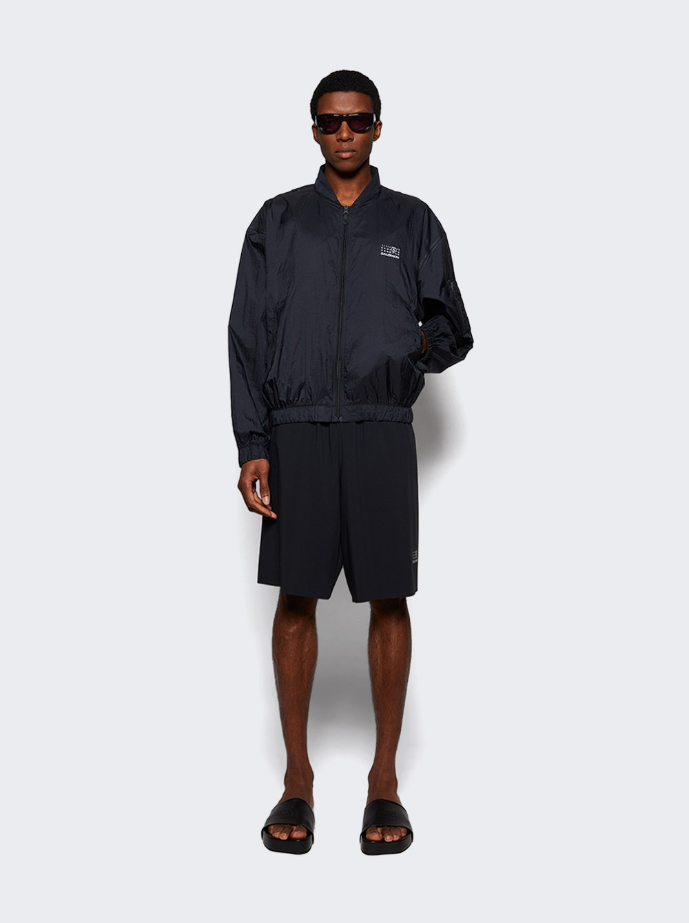 X Salomon Sports Bomber Jacket Deep Black - 5