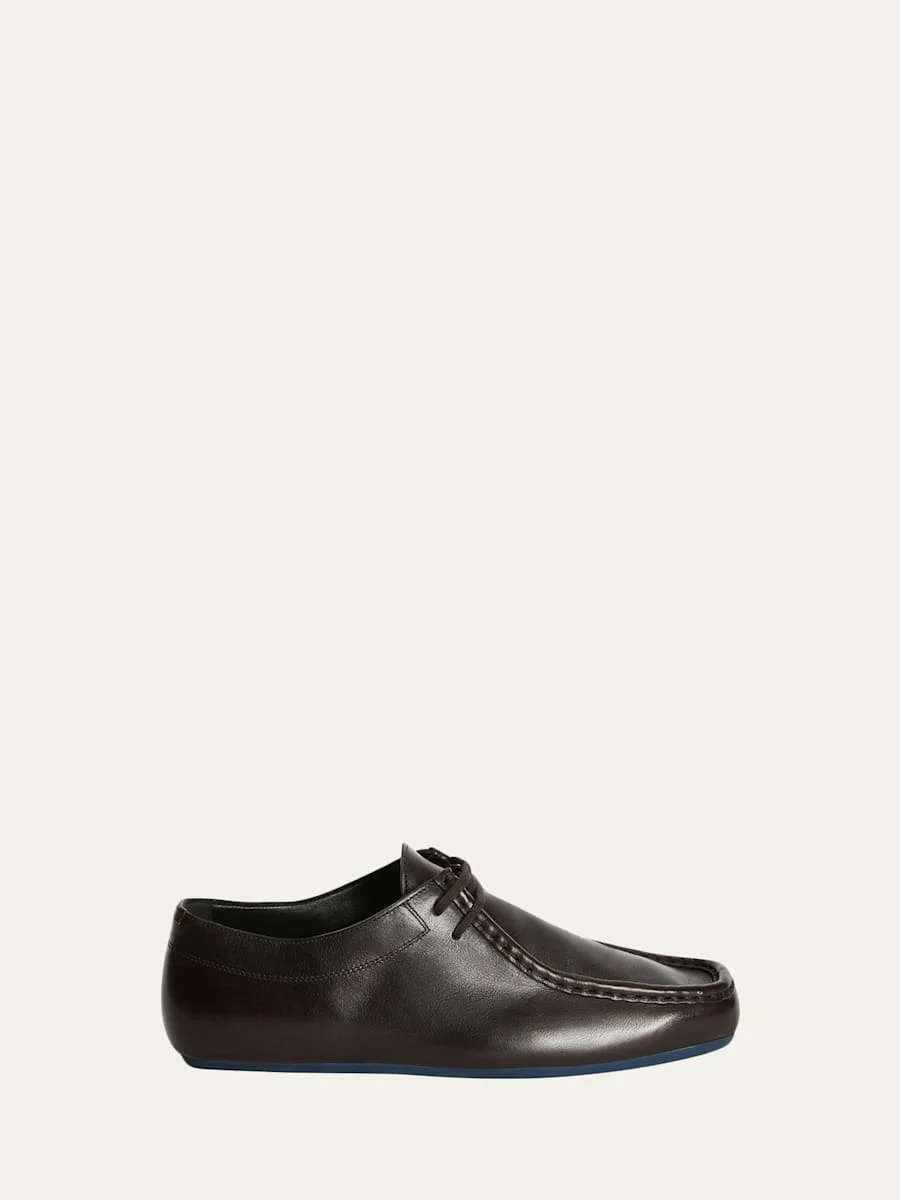 Men's Leather Moccasin Shoes - 1