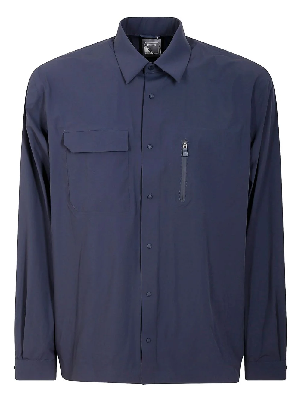 zip-pocket shirt - 1