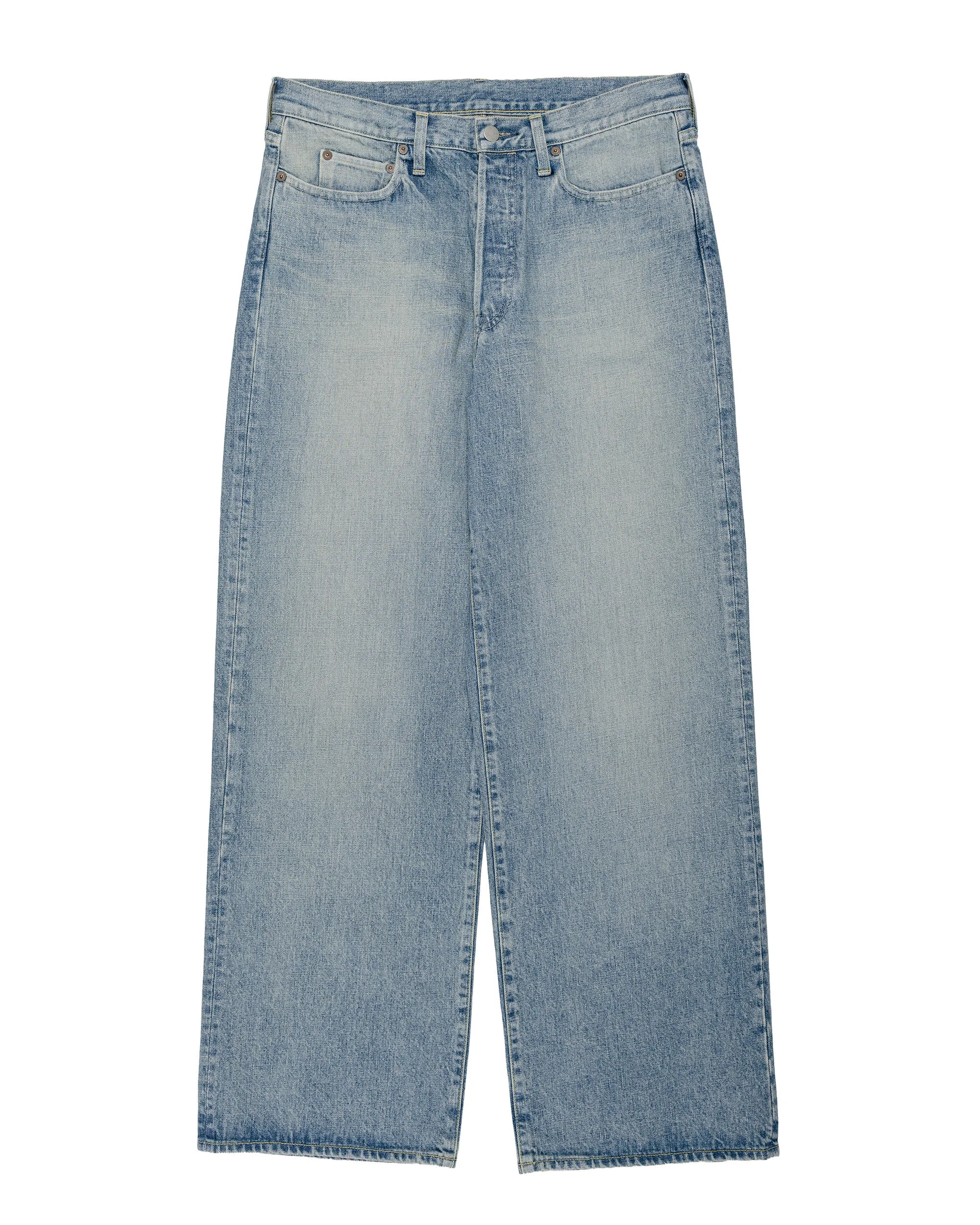 Loose Denim Pants Indigo - 1