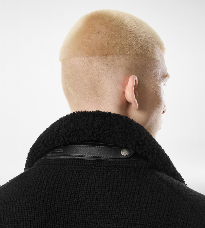 TOM FORD SHEARLING COLLAR CASHMERE CARDIGAN outlook