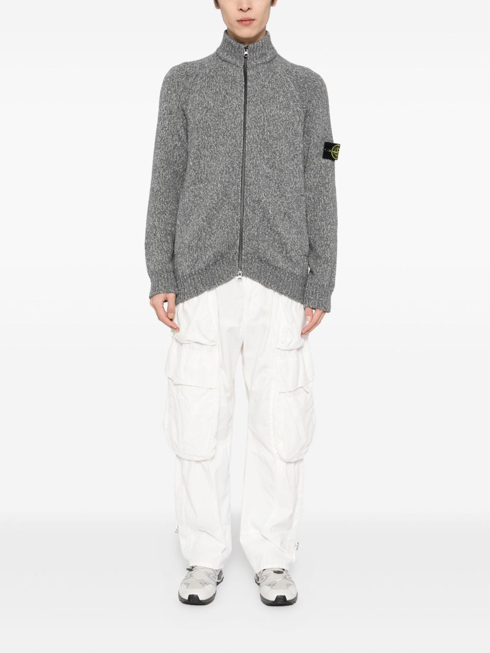 LOGO-PATCH CARDIGAN - 2