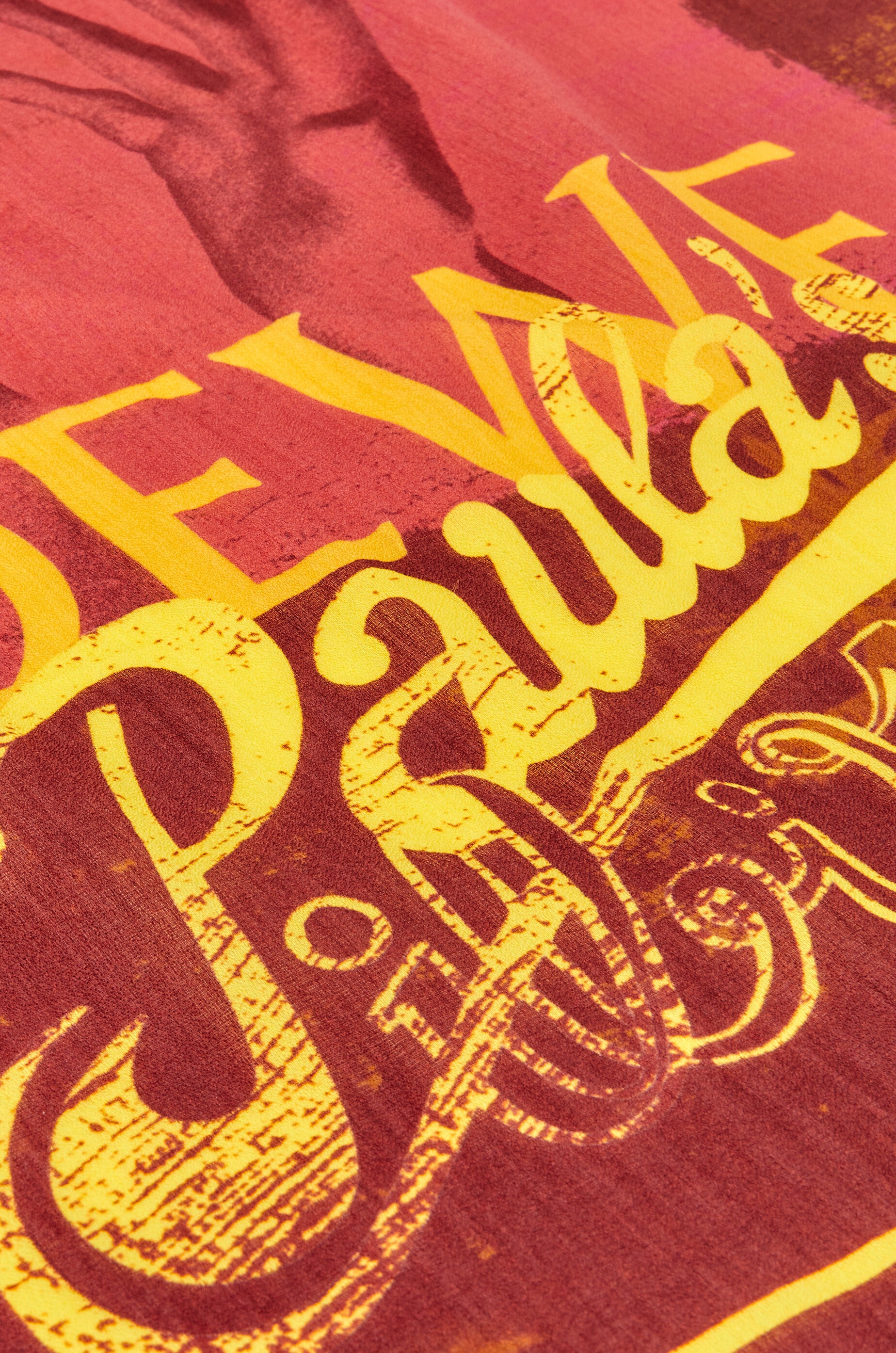Palm bandana in cotton and silk - 2