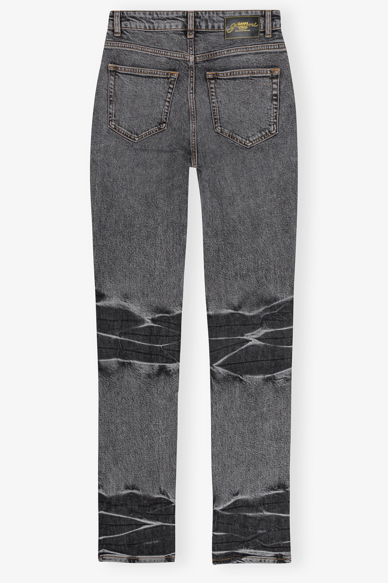 BLACK WASHED STRETCH FUTURE CARRI JEANS - 6