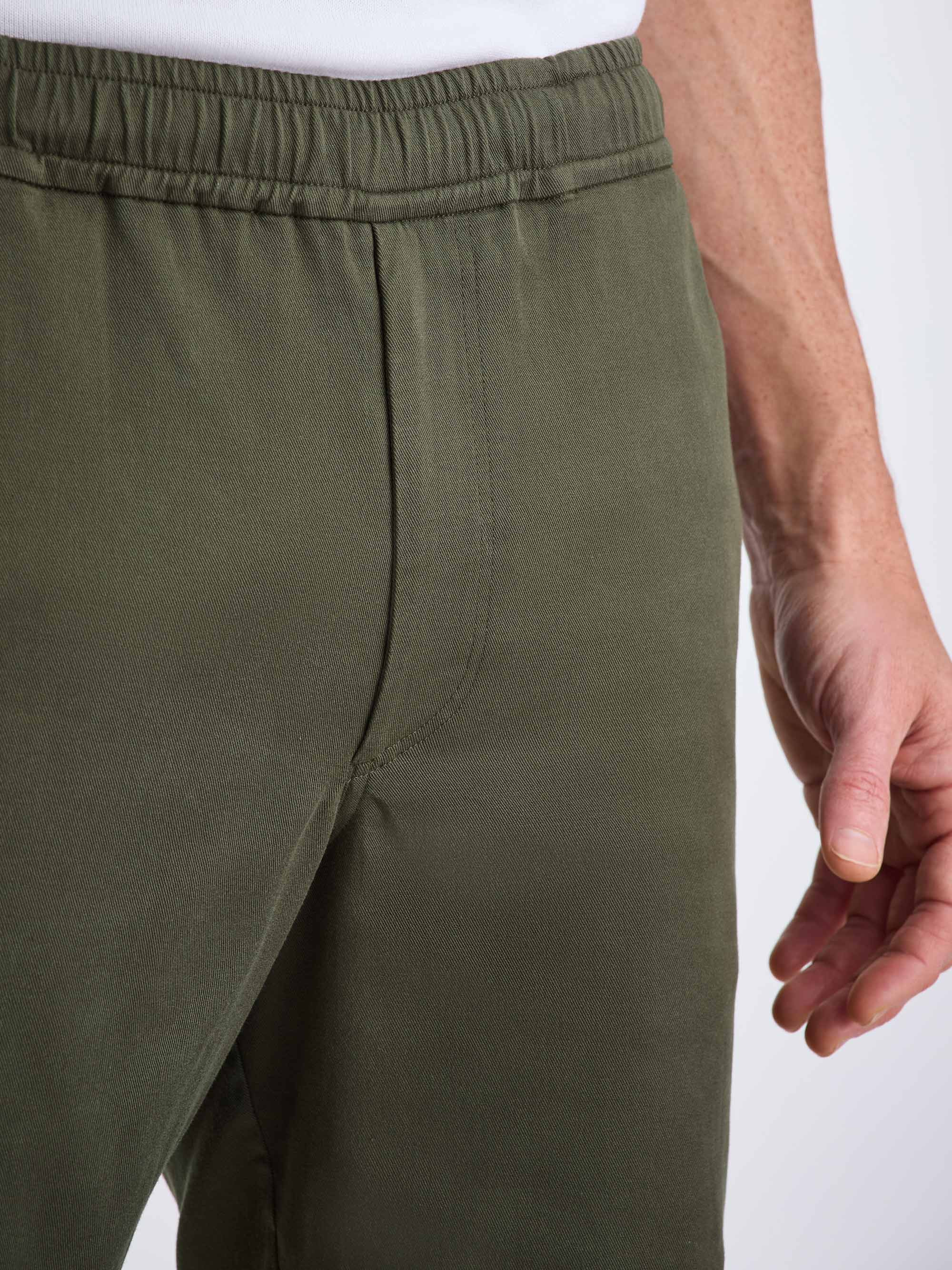 Men's Shorts Harris Lyocell Cotton Khaki - 5