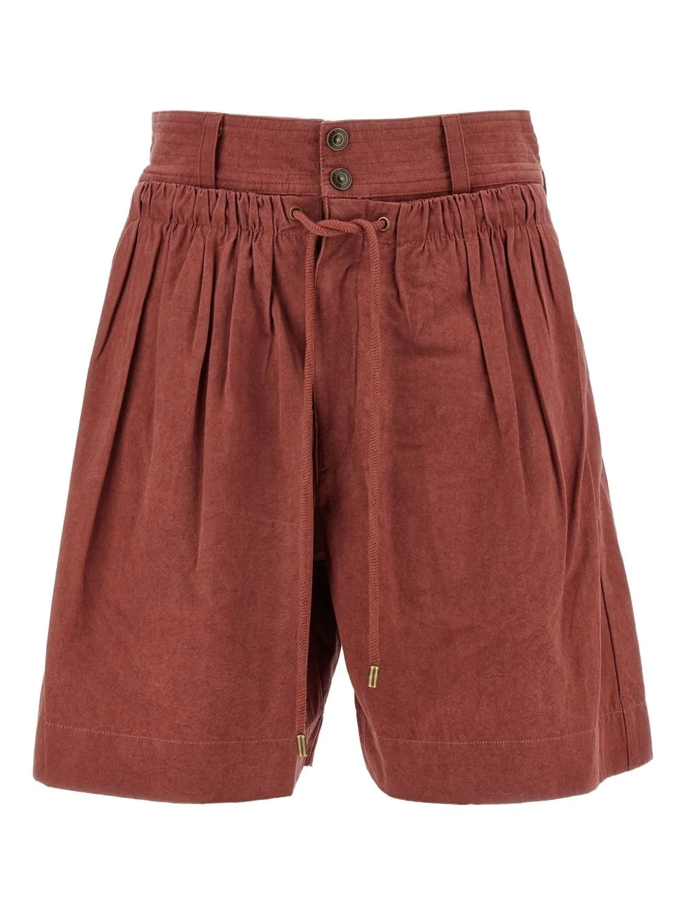Ingrid drawstring high-waist shorts - 1