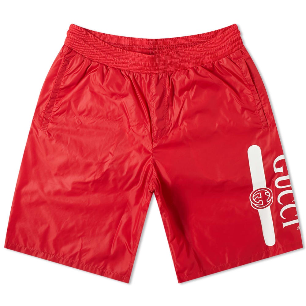 Gucci Logo Leg Swim Short - 1