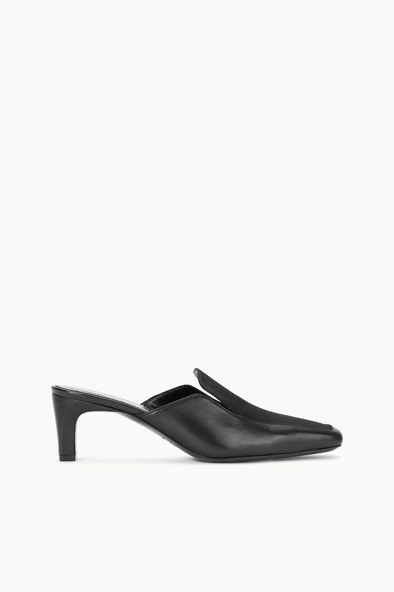 STAUD LEE LOAFER MULE BLACK 1