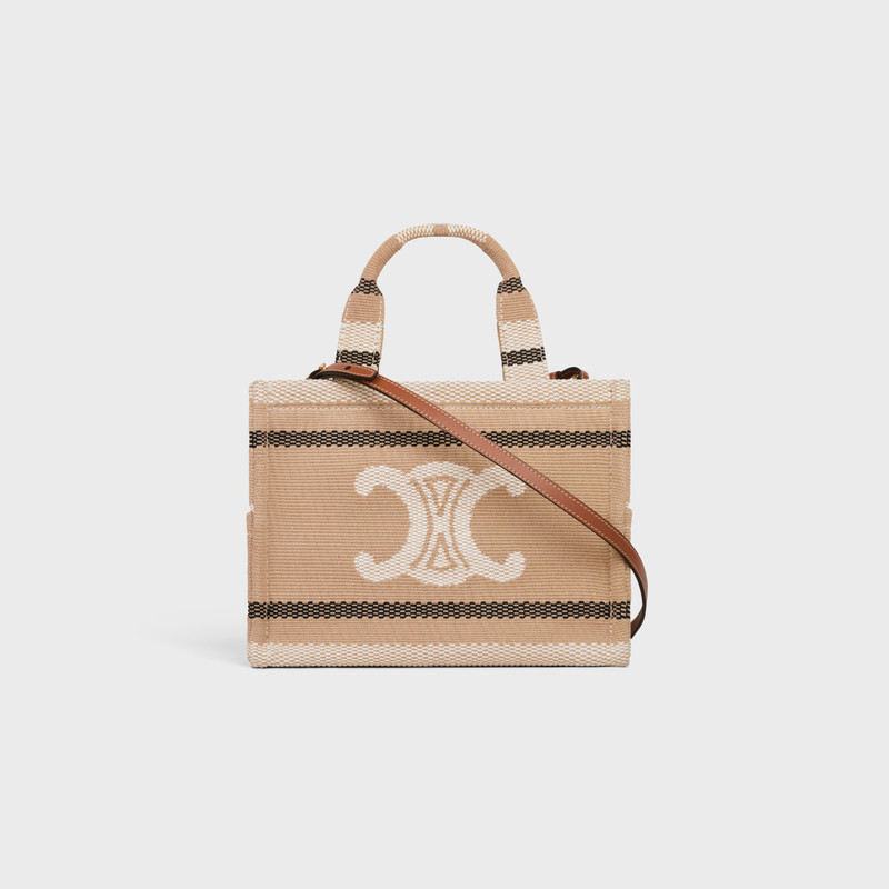 small cabas thais in STRIPED TEXTILE WITH TRIOMPHE 3