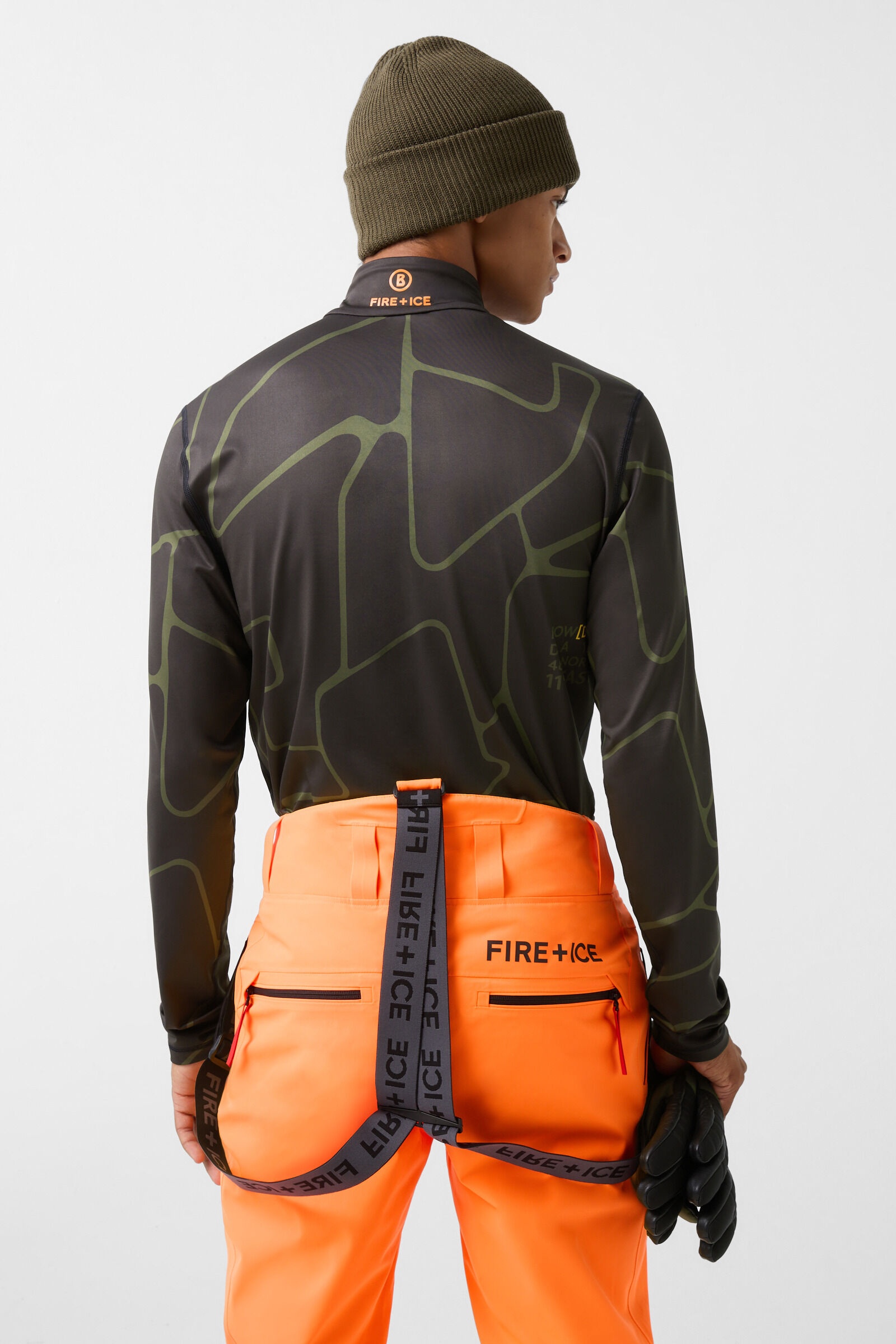 Pascal First layer in Black/Olive green - 3