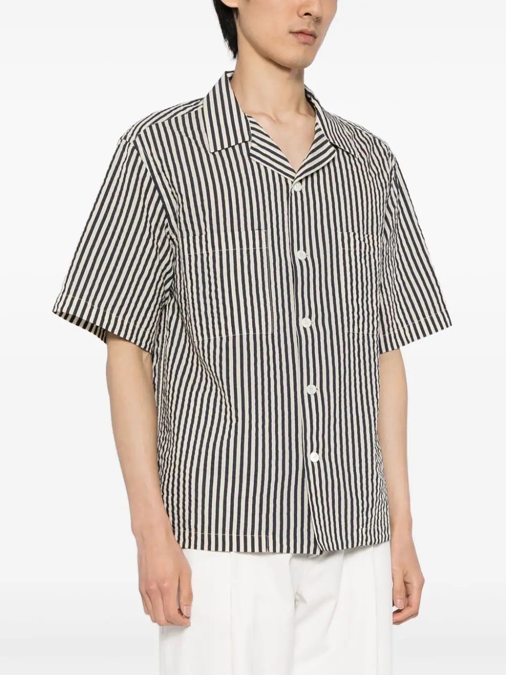 STRIPED SEERSUCKER SHIRT - 3