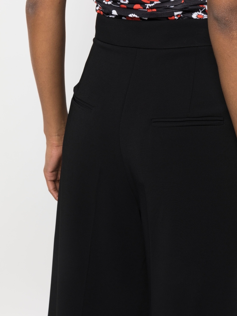 high-waisted wide-leg trousers - 5